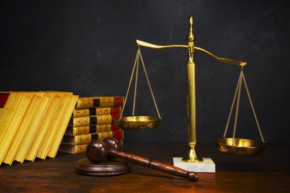 Scales of Justice with gavel